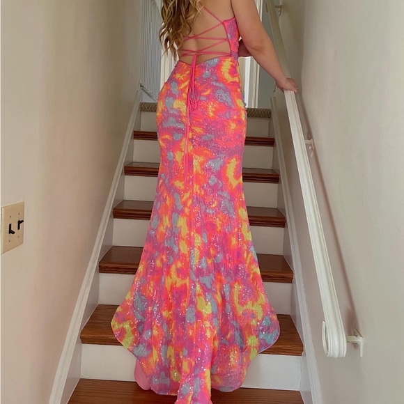 Clarisse Designs Tie Dye Prom Dress - Picture 2 of 6